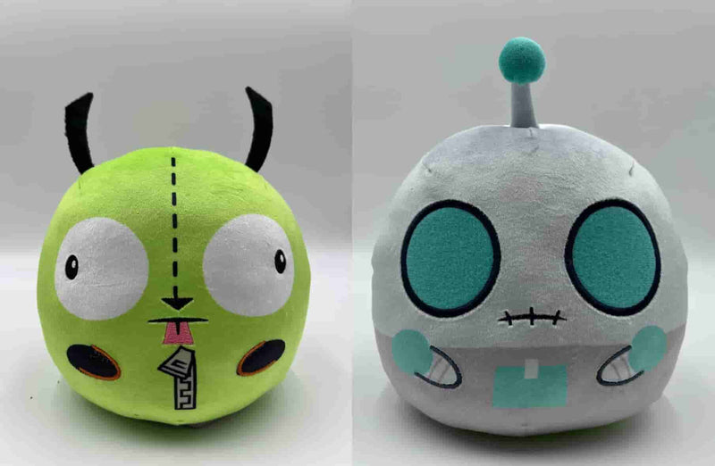 Reversible Mini Plush: Gir [Happy] [Green + Gray]