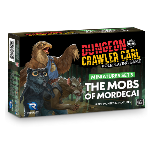 Dungeon Crawler Carl RPG: Mobs of Mordecai Minis Set 3