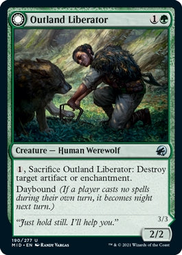 Outland Liberator//Frenzied Trapbreaker (MID-U)