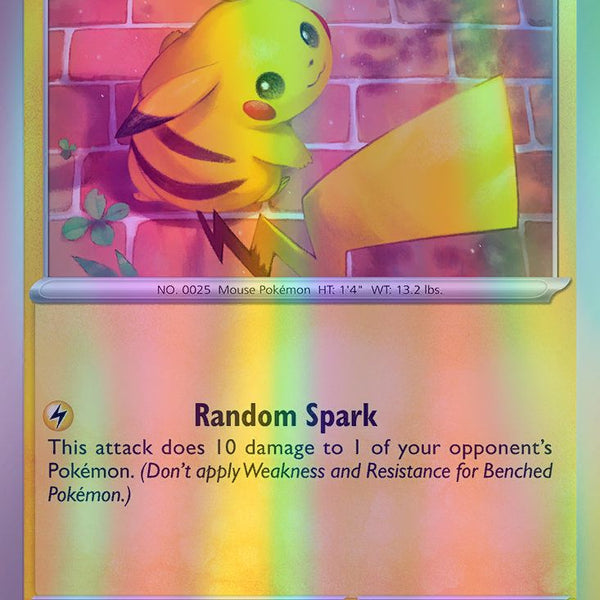 Pikachu - 051/162 (TEF) Common - Near Mint Reverse Holofoil