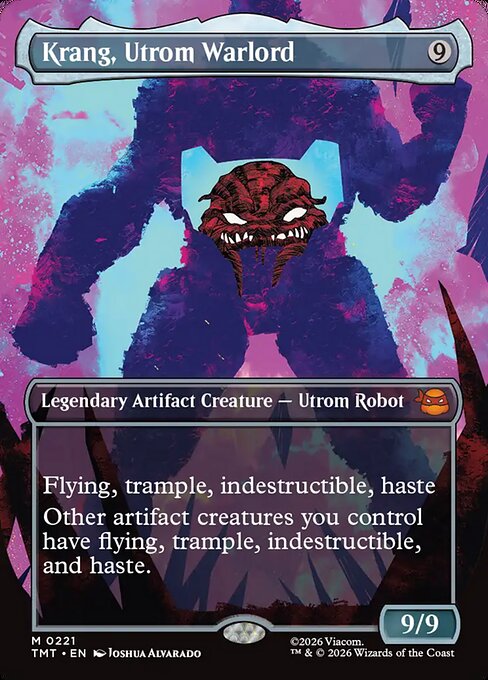 Krang, Utrom Warlord [ #0221 Silhouette Borderless ] (TMT-M)