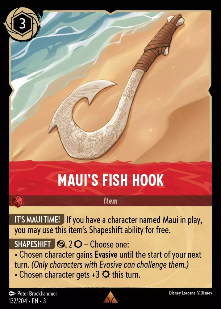 Maui's Fish Hook (Into the Inklands 132/204) Rare - Near Mint