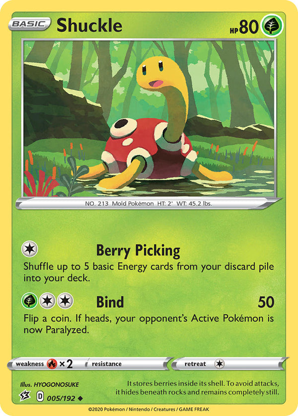 Shuckle - 005/192 (SWSH02) Uncommon - Near Mint