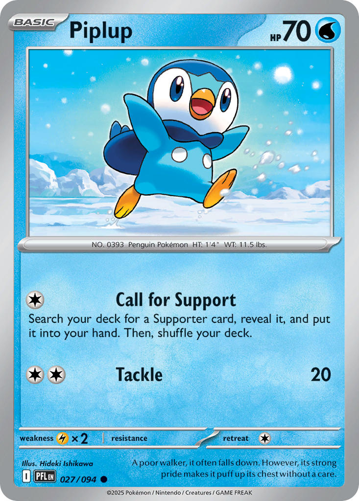 Piplup - 027/094 (PFL) Common