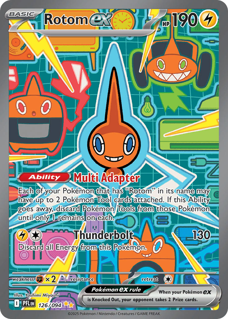 Rotom ex - 126/094 (PFL) Special Illustration Rare