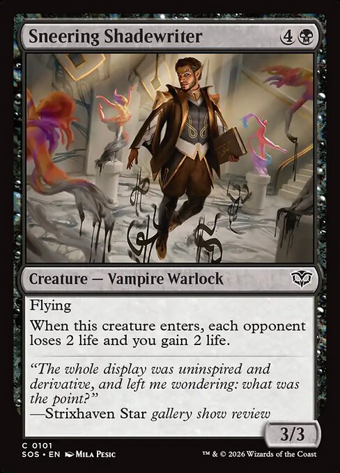 Sneering Shadewriter [ #0101 ] (SOS-C)