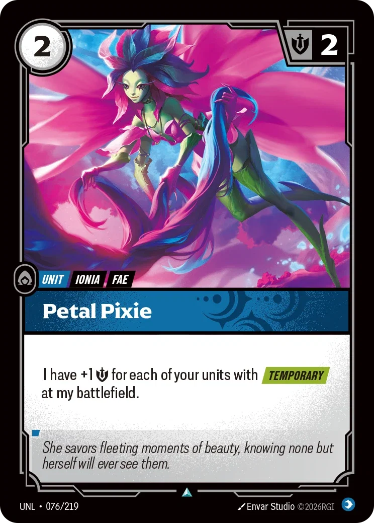 Petal Pixie - 076/219 (UNL)  Common