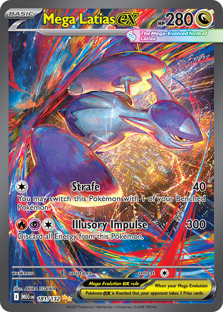 Mega Latias ex - 181/132 (MEG) Special Illustration Rare