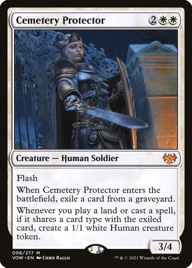 Cemetery Protector (VOW-M) Moderate Play