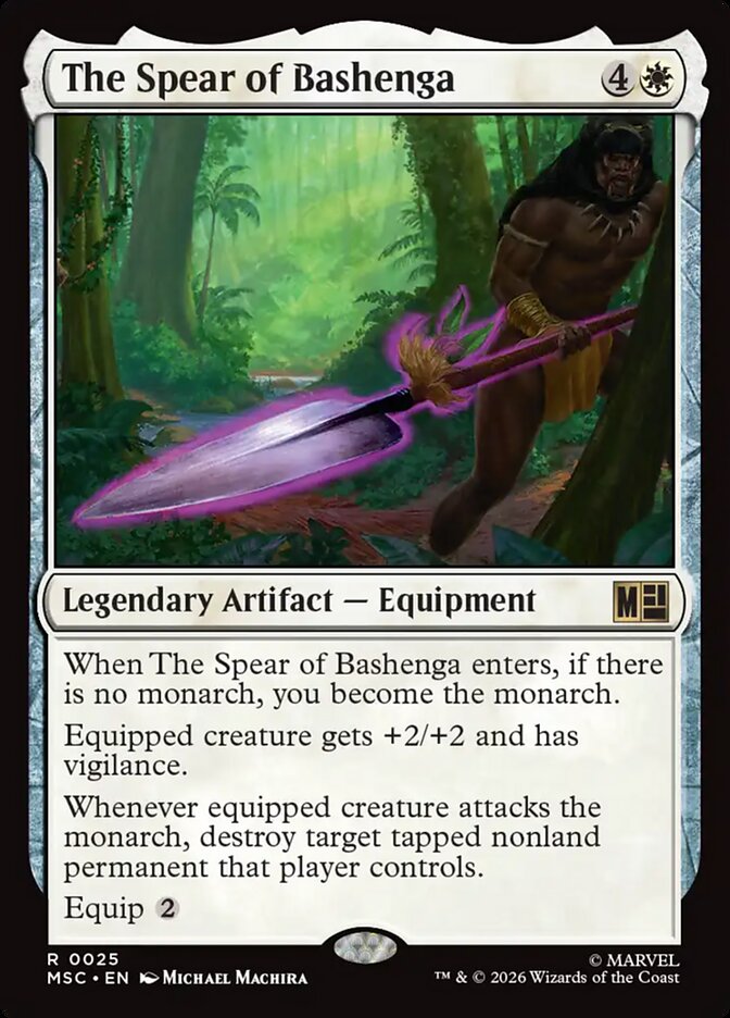 The Spear of Bashenga [ #0025 ] (MSC-R)