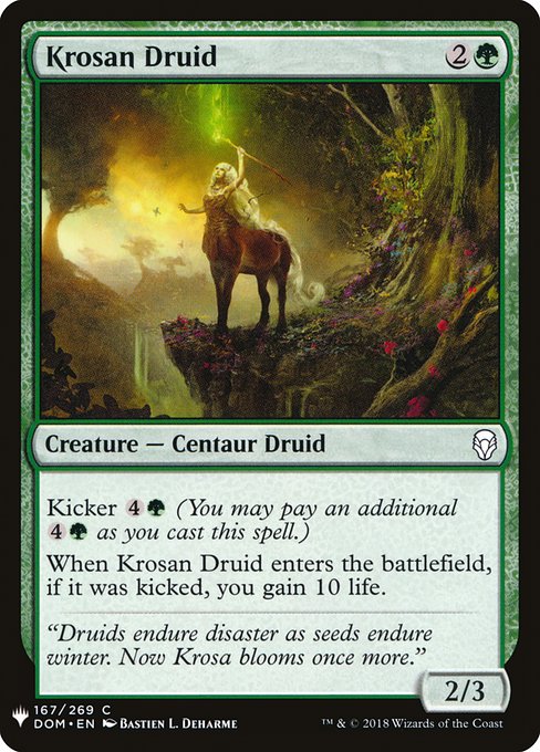 Krosan Druid [Mystery Booster #1254] (DOM-C)