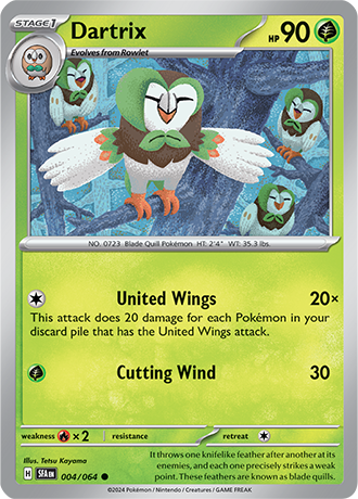 Dartrix - 004/064 (SFA) Common - Near Mint