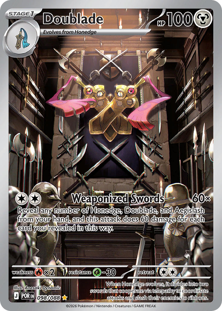 Doublade - 098/088 (POR) Shiny Rare