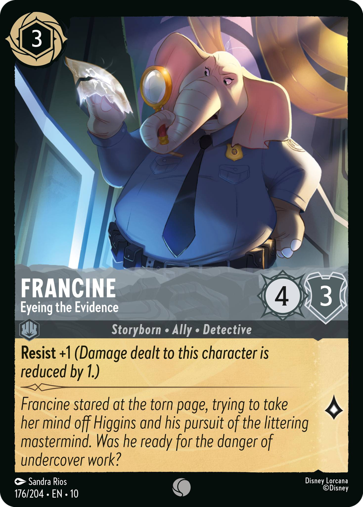 Francine - Eyeing the Evidence (176/204 - Whispers in the Well) Common