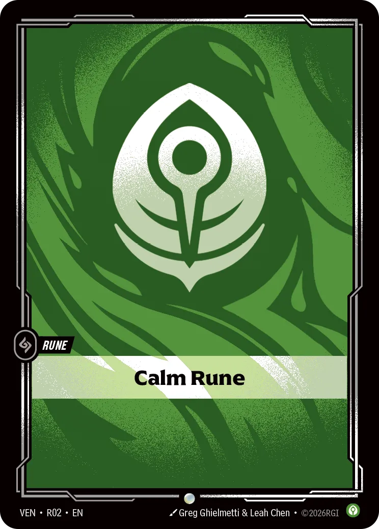 Calm Rune - R02 (VEN) Common