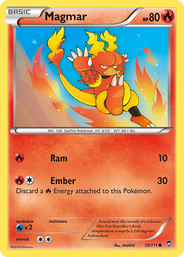 Magmar - 010/111 (FFI) Common - Near Mint