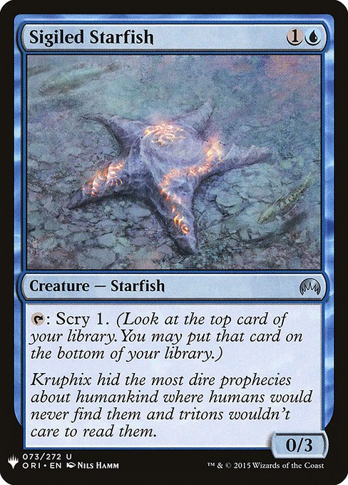 Sigiled Starfish [Mystery Booster