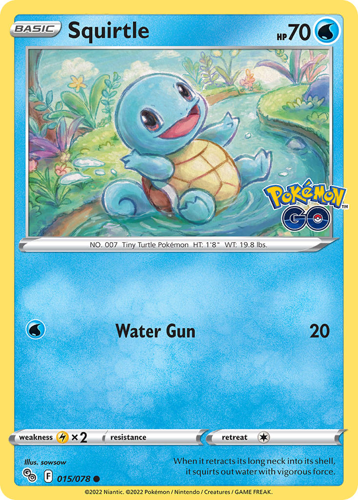 Squirtle - 015/078 (PGO) Common - Near Mint