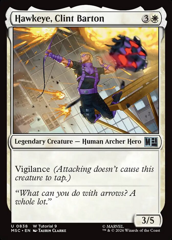 Hawkeye, Clint Barton [ #0838 ] (MSC-U)