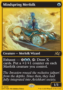 Mindspring Merfolk [ #0436 First Place Foil ] (DFT-R)