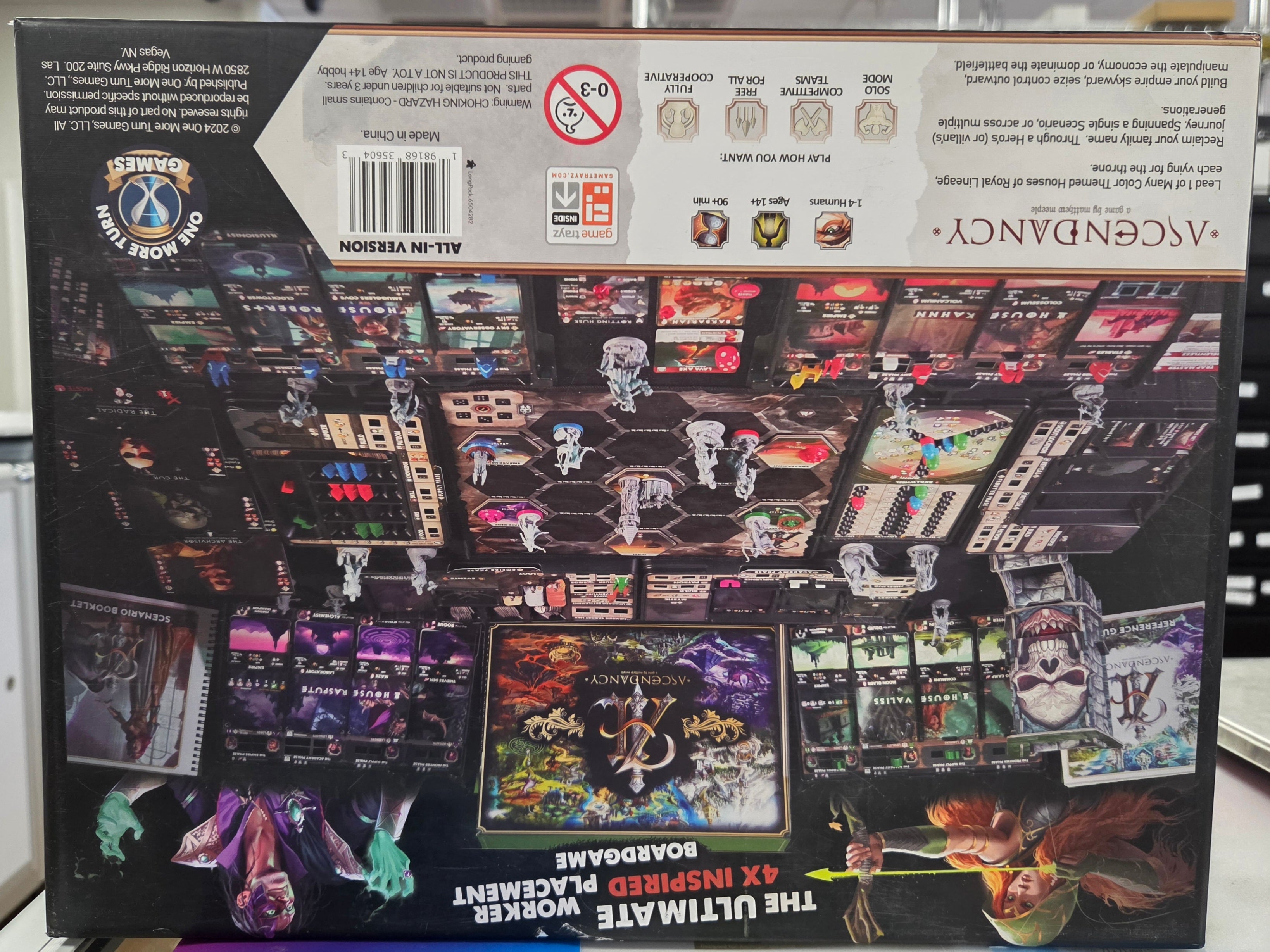 Ascendancy Core Board Game - All-in Kickstarter w/ Playmat (USED)