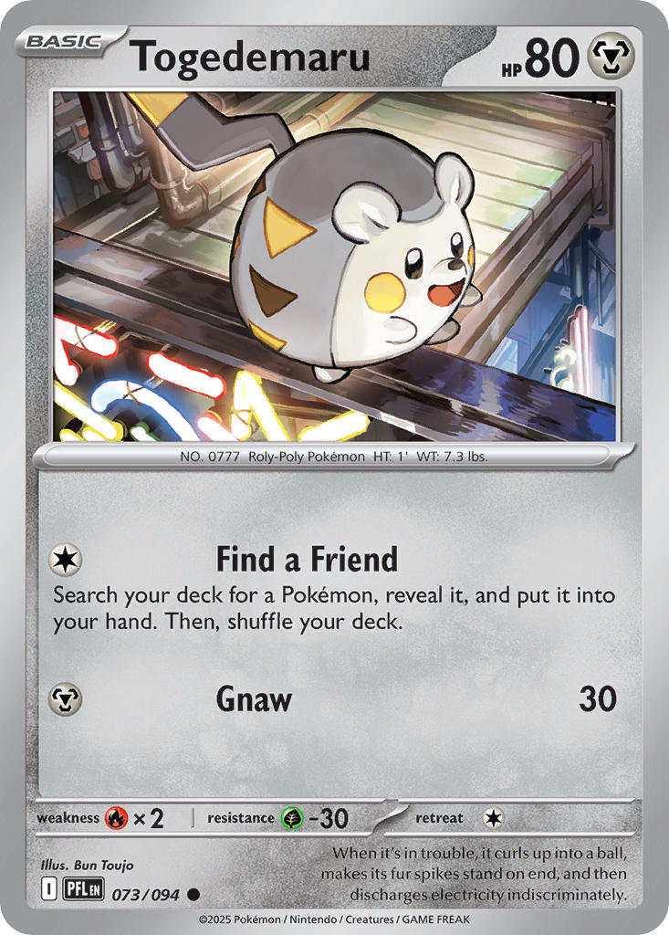 Togedemaru - 073/094 (PFL) Common