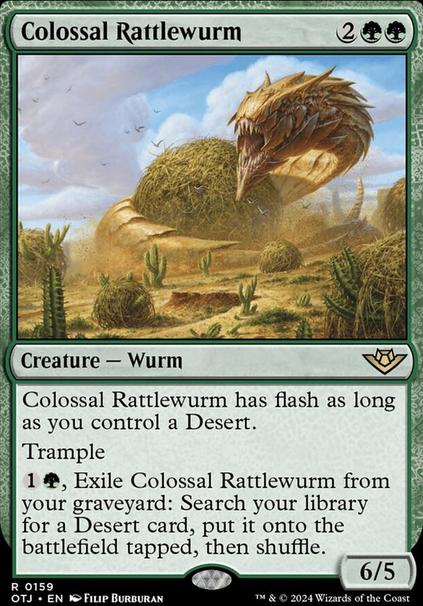 Colossal Rattlewurm [#0159] (OTJ-R)