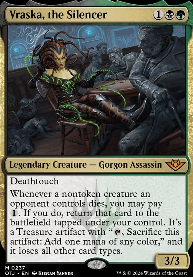 Vraska, the Silencer [#0237] (OTJ-M-FOIL)