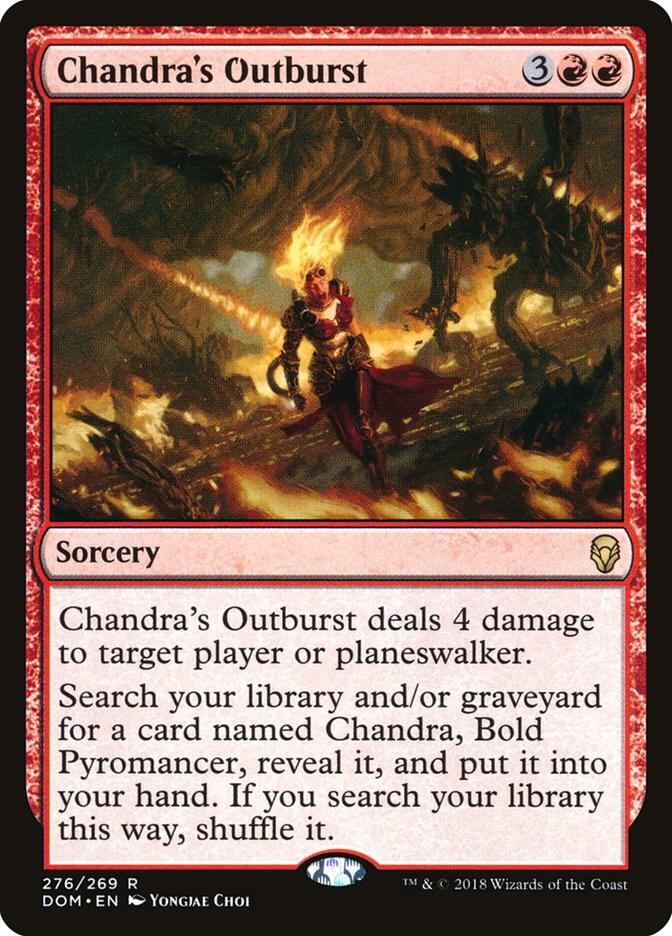 Chandra's Outburst (DOM-R)
