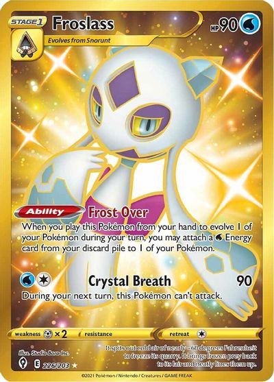 Froslass (Secret) - 226/203 (SWSH07) Secret Rare - Near Mint Holofoil