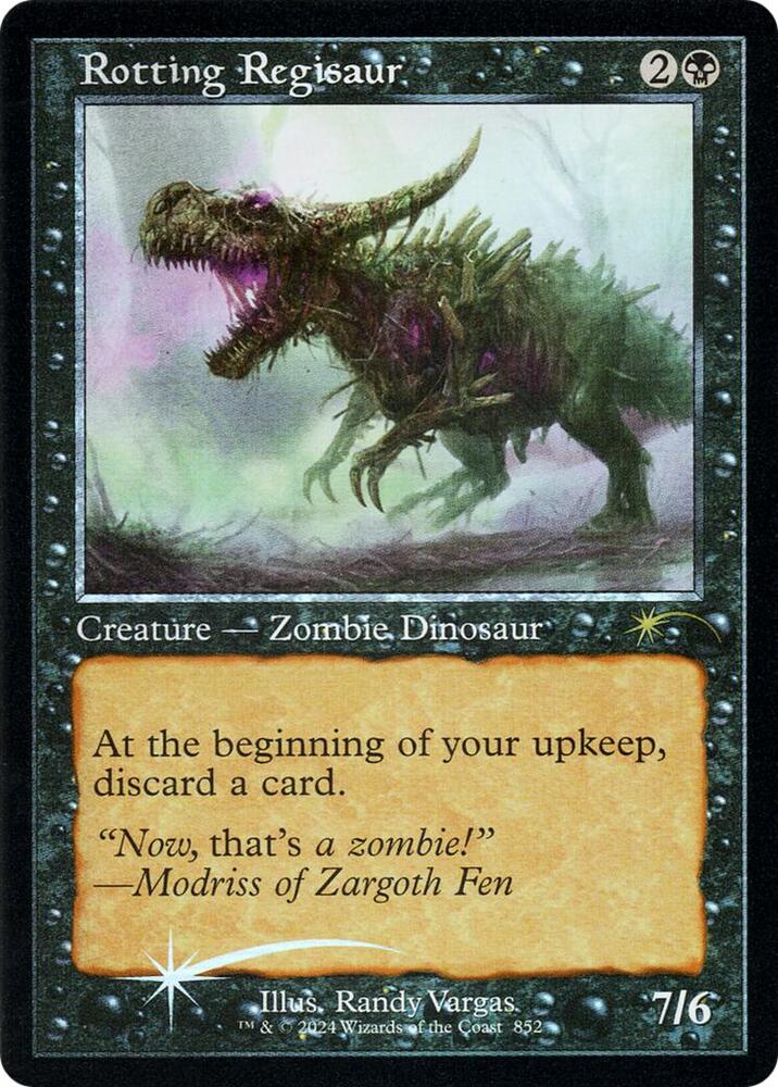 Rotting Regisaur [ #0852 ] (SLD-R-FOIL)