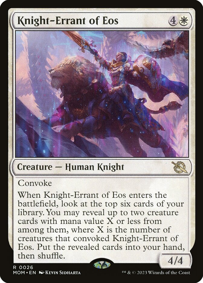 Knight-Errant of Eos [#0026] (MOM-R-FOIL)