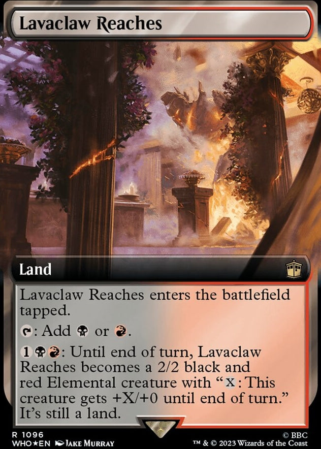 Lavaclaw Reaches [#1096 Surge Foil Extended Art Reprint] (WHO-R)