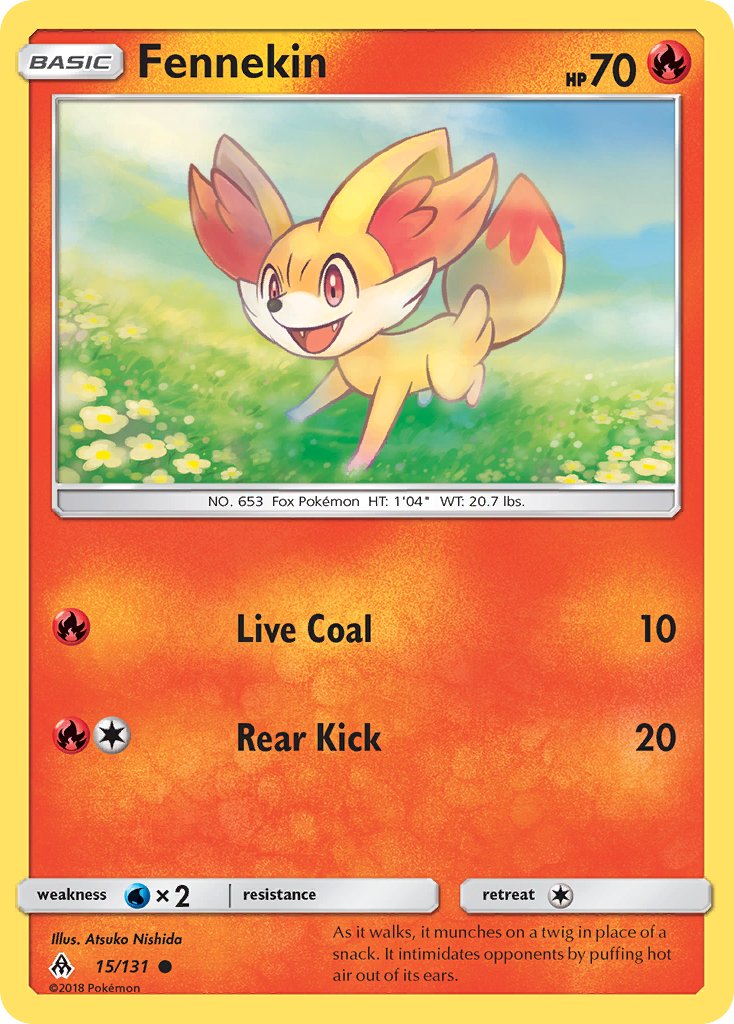 Fennekin - 015/131 (FLI) Common - Near Mint