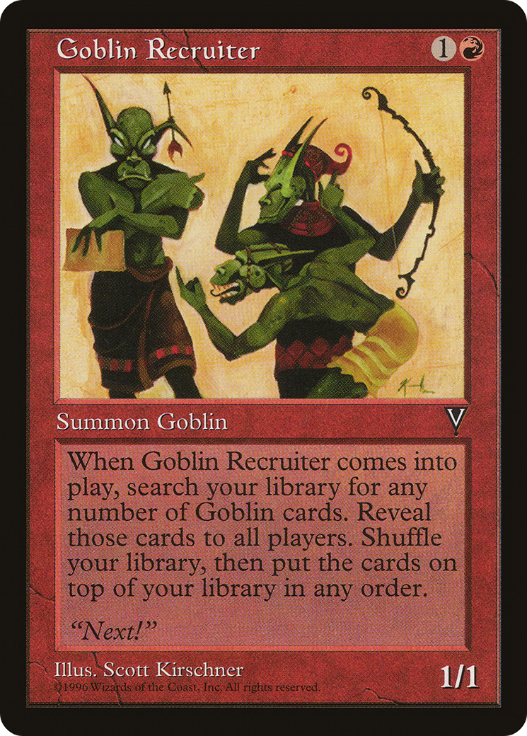 Goblin Recruiter (VIS-U) Damaged