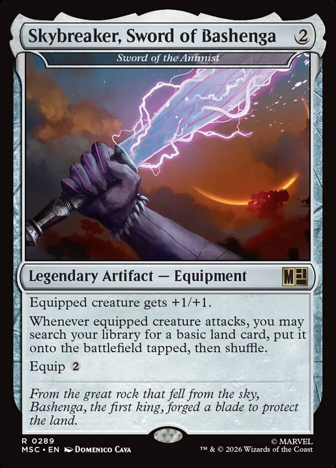 Skybreaker, Sword of Bashenga - Sword of the Animist [ #0289 Surge Foil ] (MSC-R)