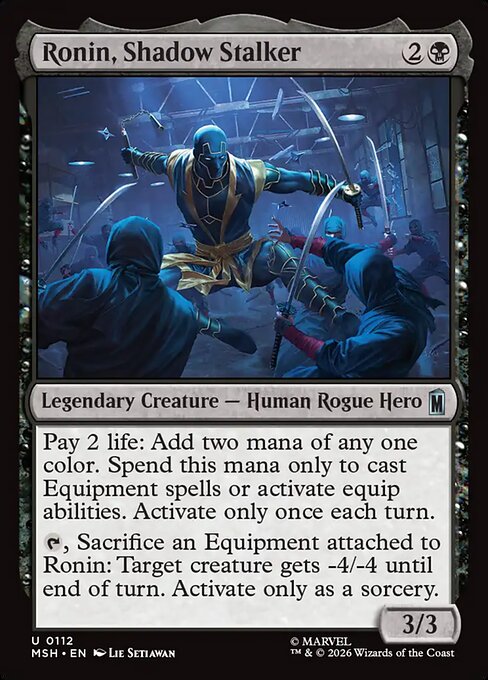 Ronin, Shadow Stalker [ #0112 ] (MSH-U)