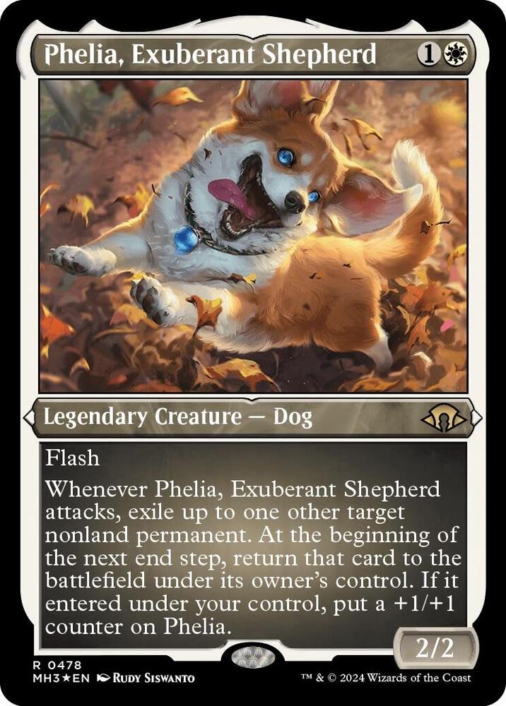 Phelia, Exuberant Shepherd [#0478 Etched Foil] (MH3-R) Light Play