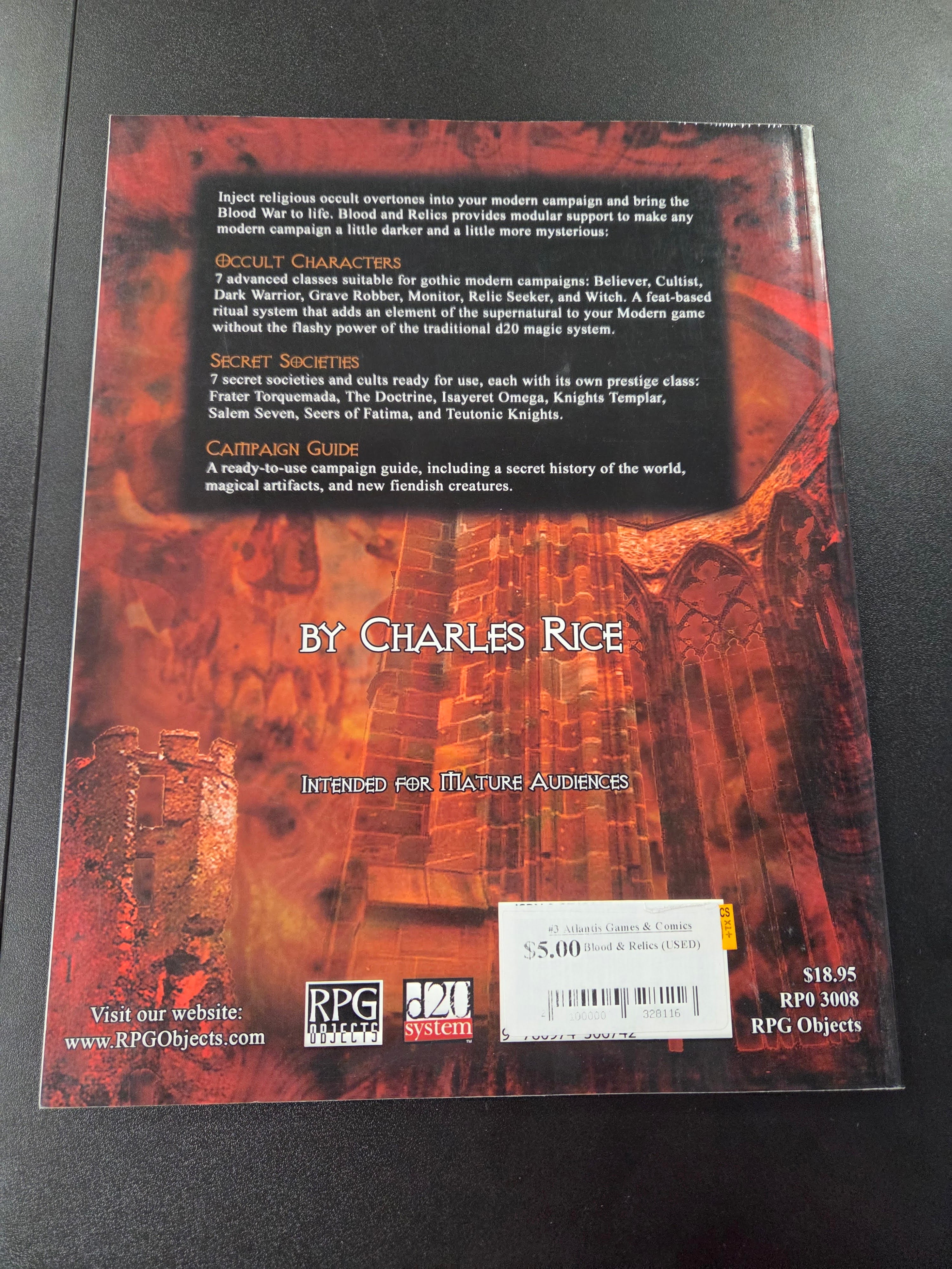 Blood & Relics (USED)
