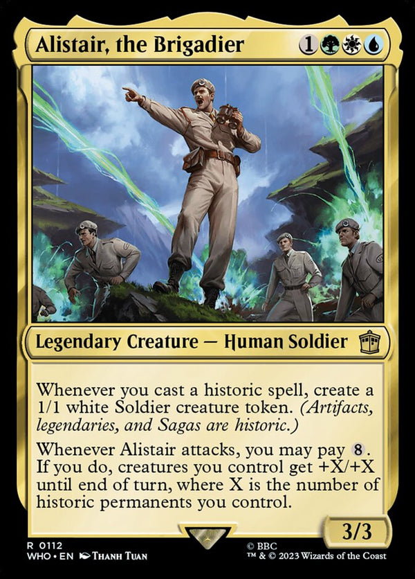 Alistair, the Brigadier [#0112 New Cards] (WHO-R-FOIL)