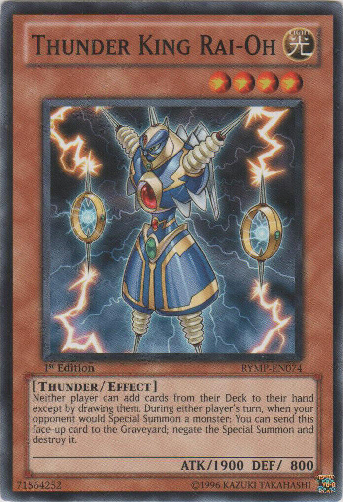 Thunder King Rai-Oh (RYMP-EN074) Common 1st Edition