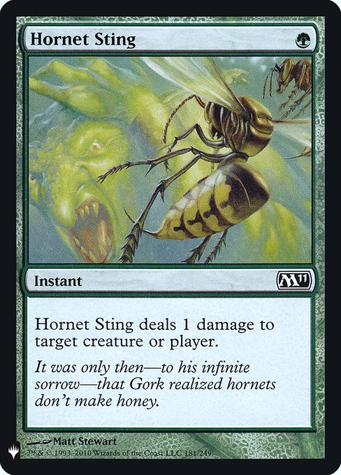 Hornet Sting [Mystery Booster Retail Foils #071] (M11-C-FOIL)