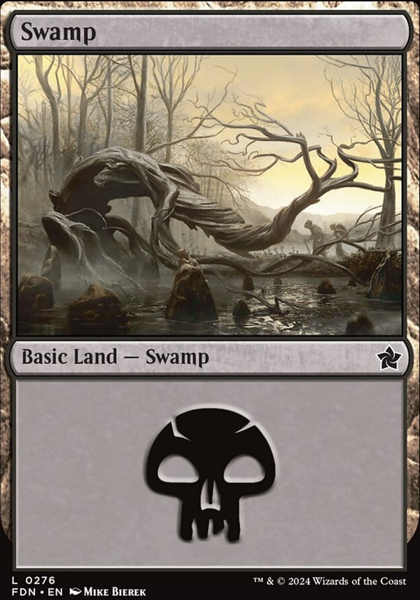 Swamp [#0276 Full Art] (FDN-C)