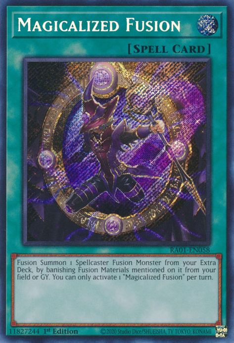 Magicalized Fusion (RA01-EN058) Secret Rare - Near Mint 1st Edition