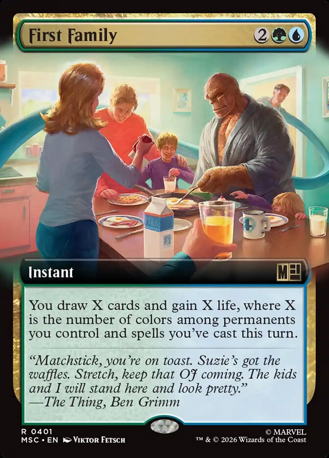 First Family [ #0401 Extended Art ] (MSC-R)