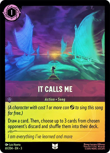 It Calls Me (Into the Inklands 061/204) Uncommon - Near Mint Cold Foil