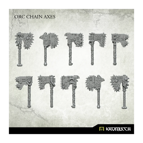 Kromlech KRCB214: Orc Chain Axes (10)