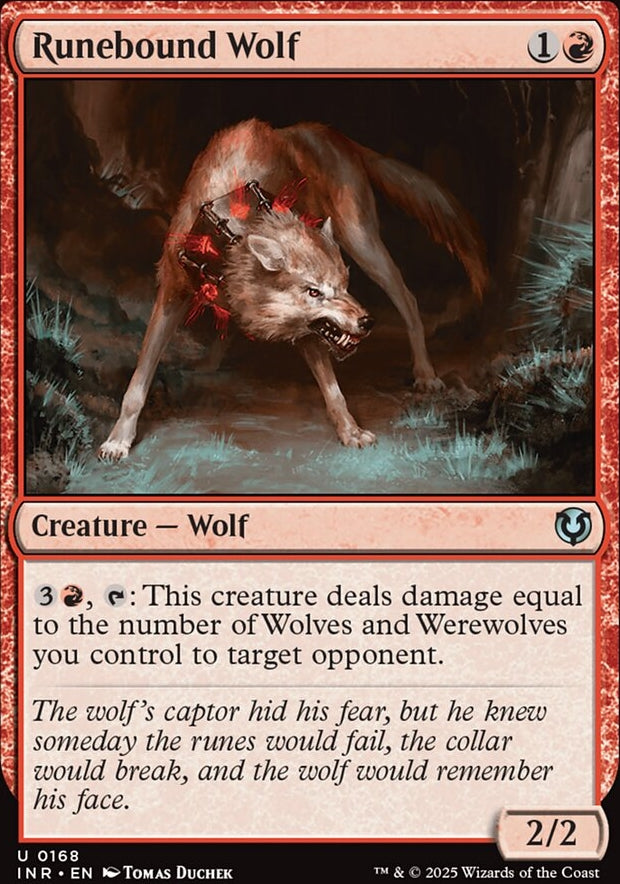 Runebound Wolf [ #0168 ] (INR-U)