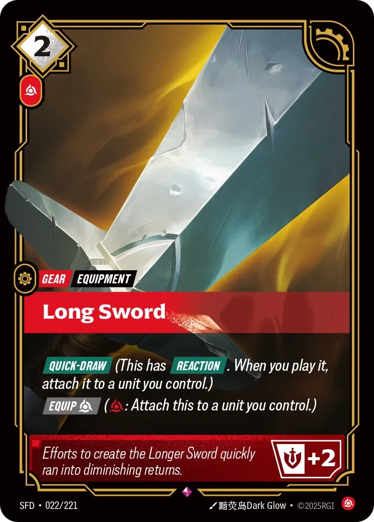 Long Sword - 022/221 (SFD) Rare