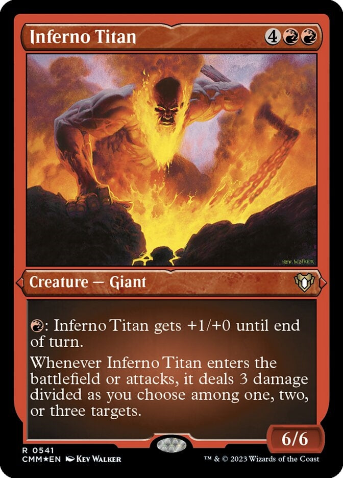 Inferno Titan [#0541 Etched Foil] (CMM-R)